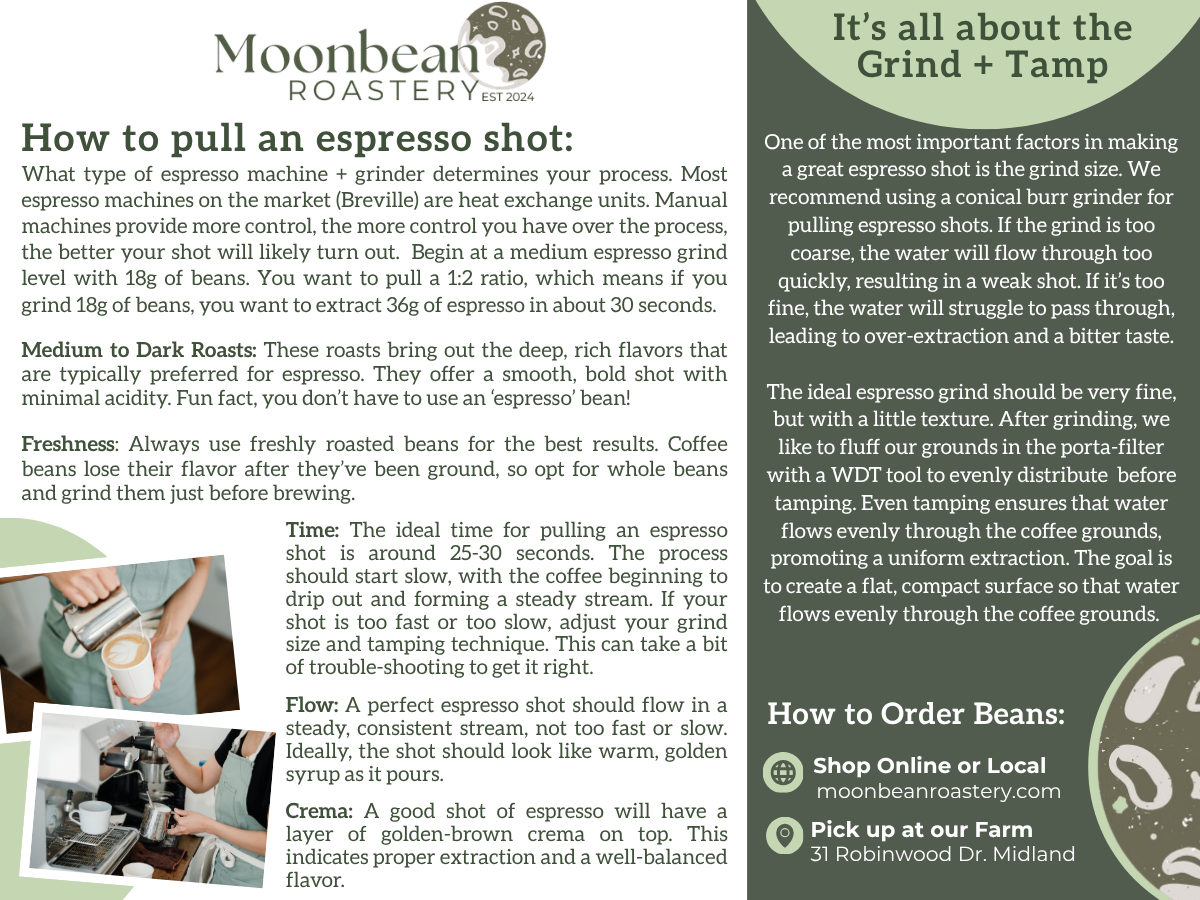 Free Download - How to pull an espresso shot with Moonbean